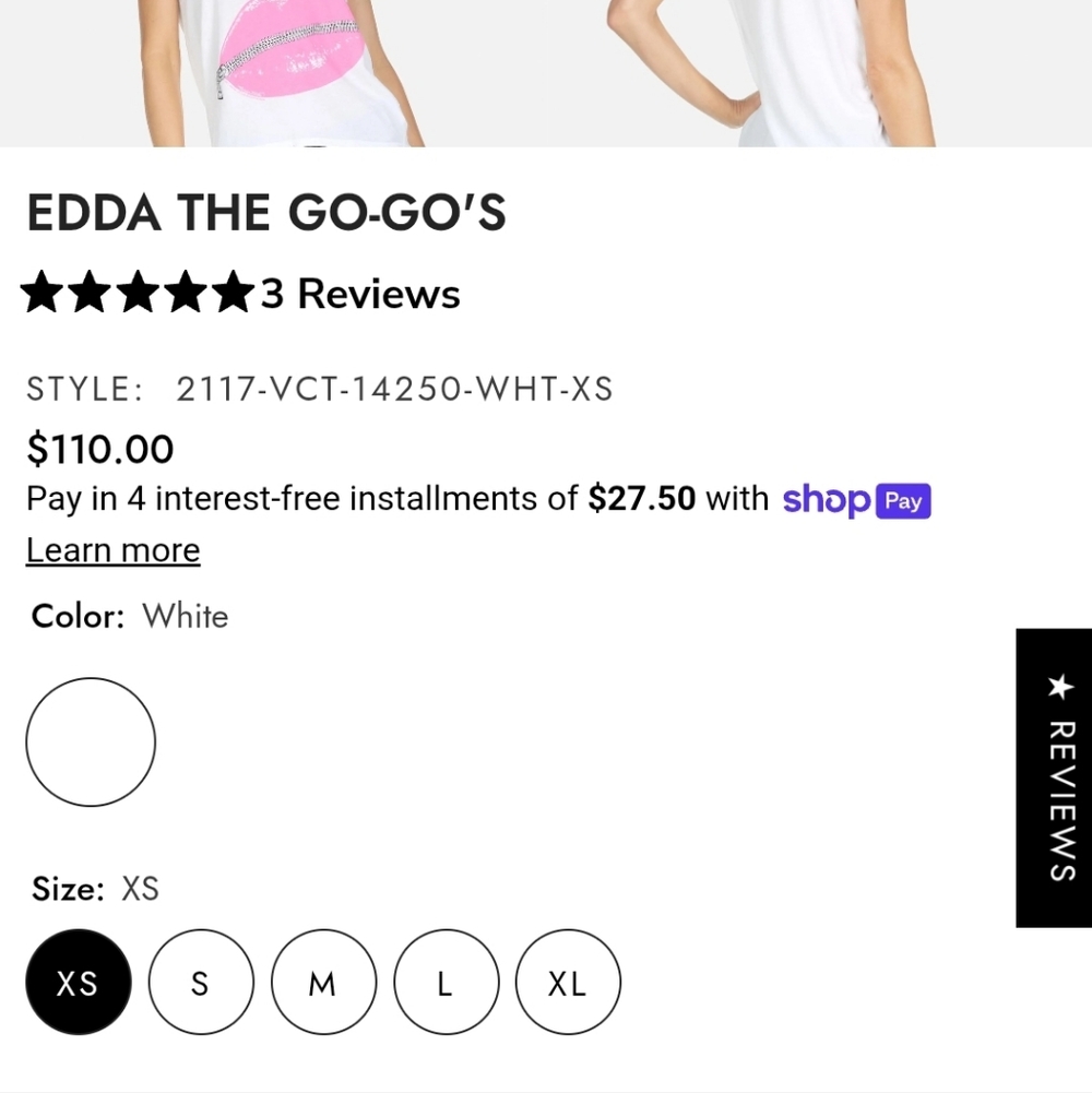 Lauren Moshi Edda The Go Gos tee - Picture 6 of 16